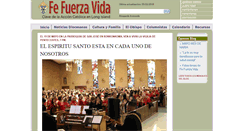 Desktop Screenshot of fefuerzavida.org